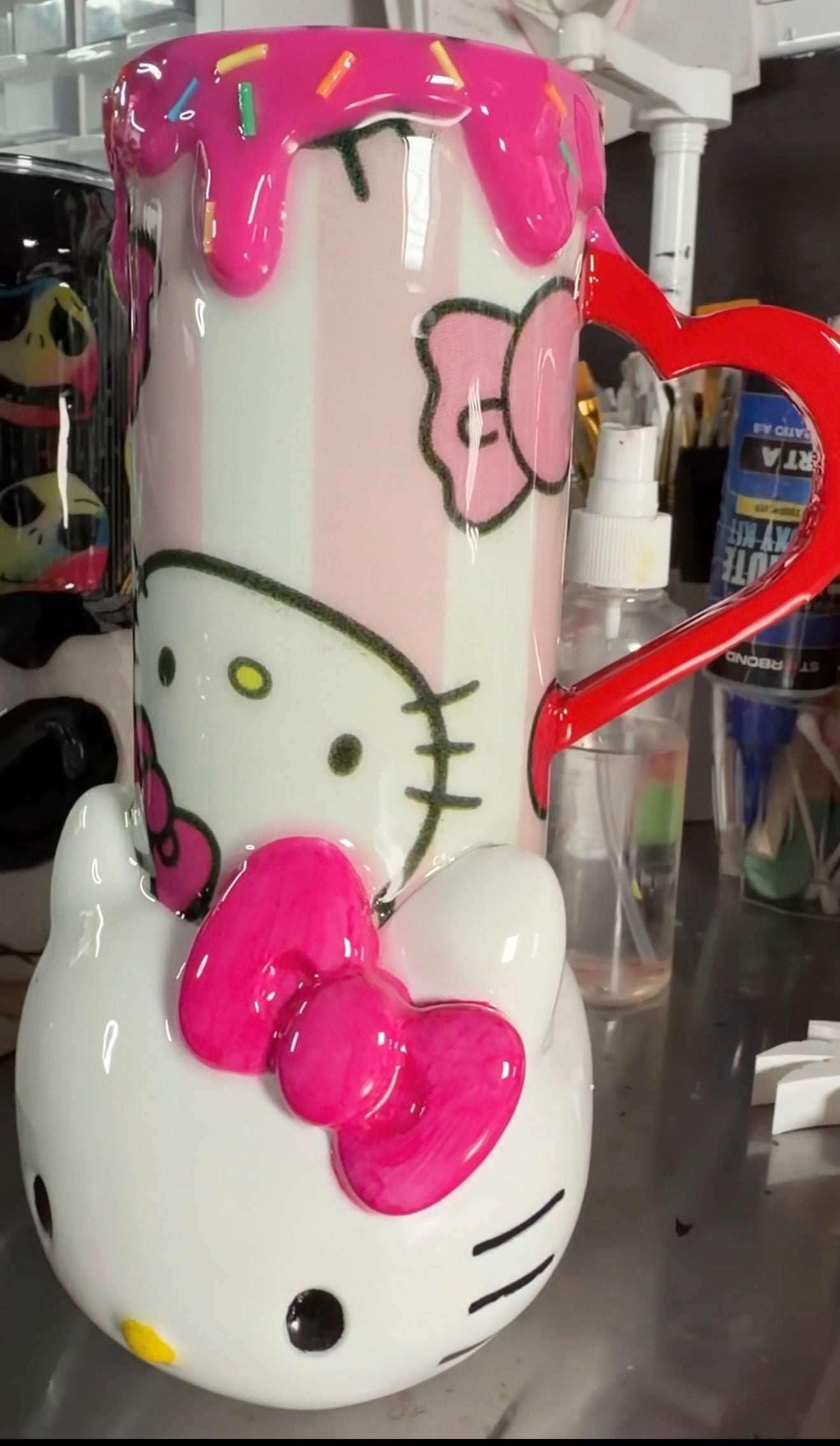 Hello Kitty 3d tumbler