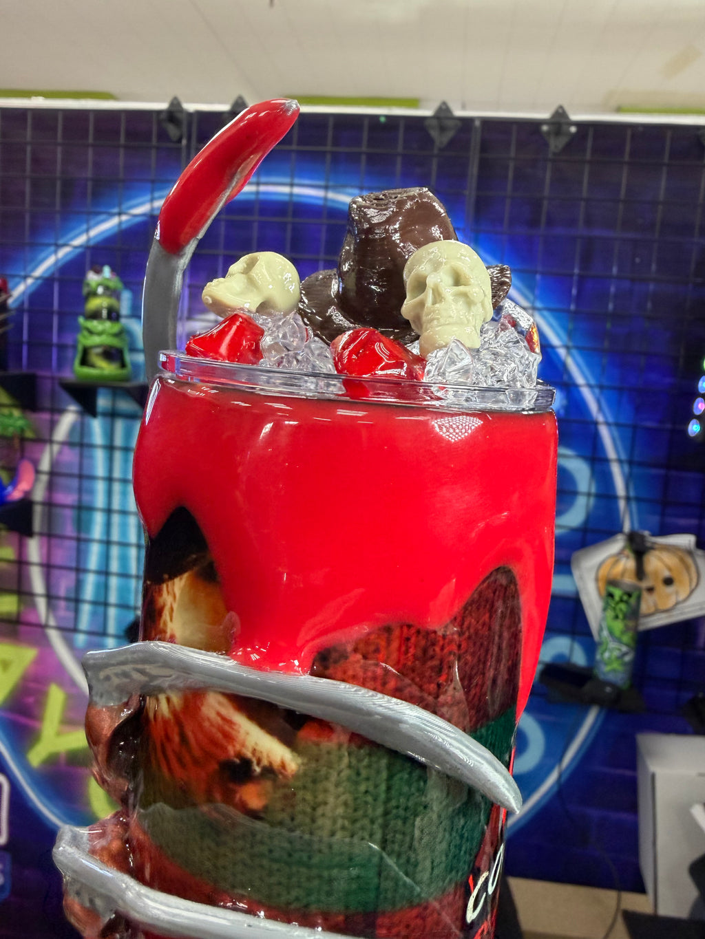Freddy Krueger 3d Epoxy Tumbler