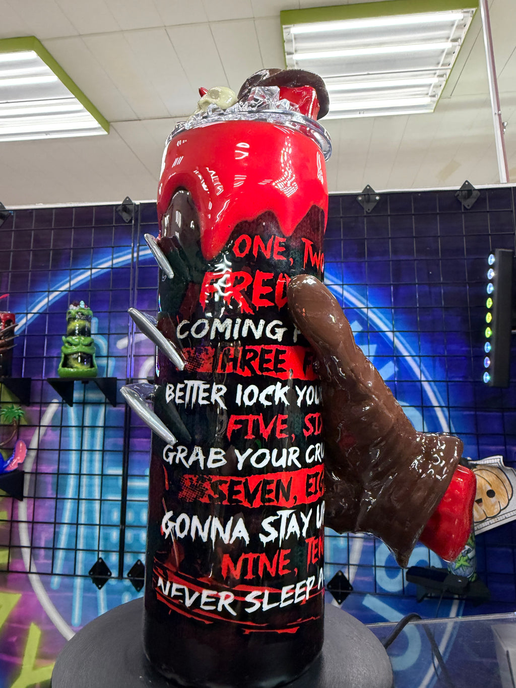 Freddy Krueger 3d Epoxy Tumbler