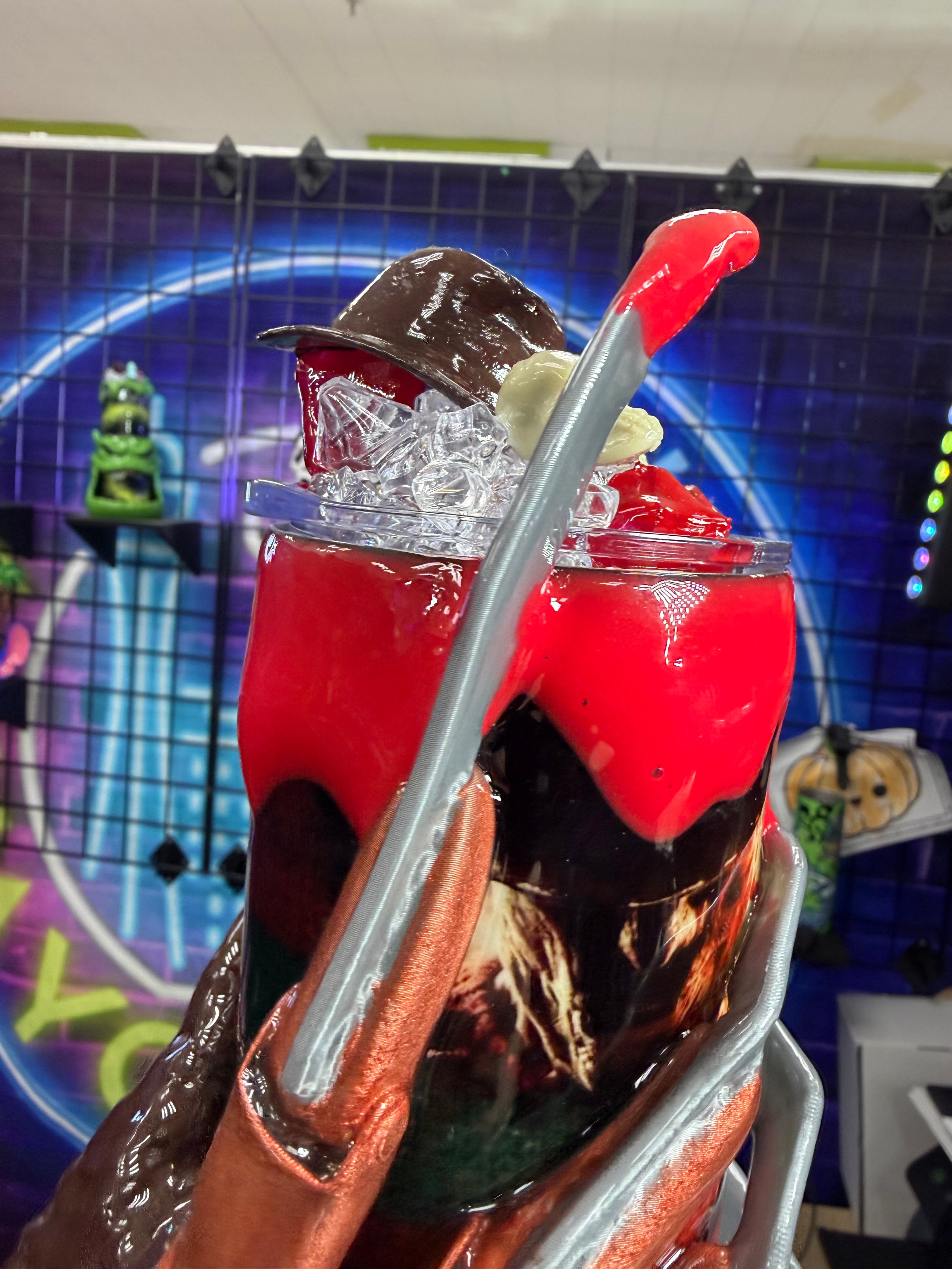 Freddy Krueger 3d Epoxy Tumbler