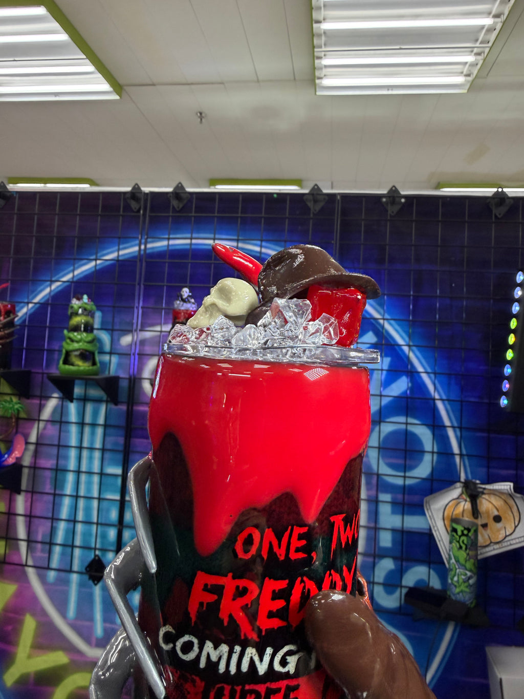 Freddy Krueger 3d Epoxy Tumbler
