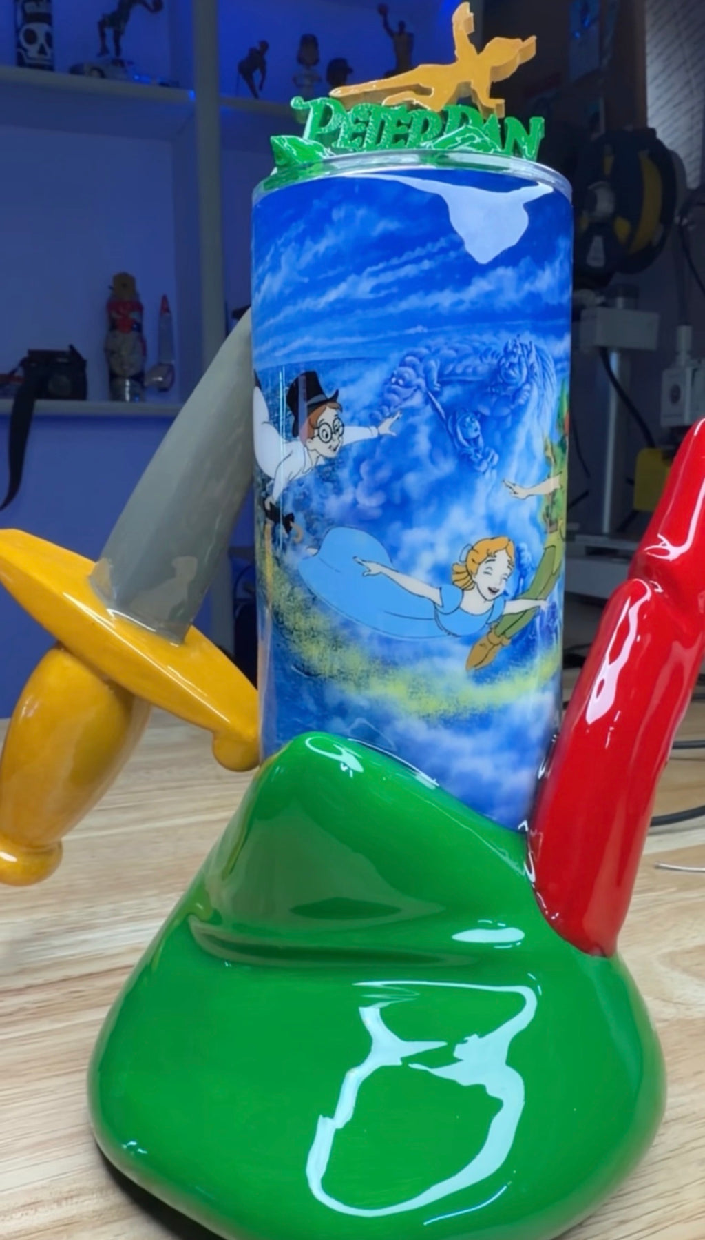 Peter Pan 3d Tumbler
