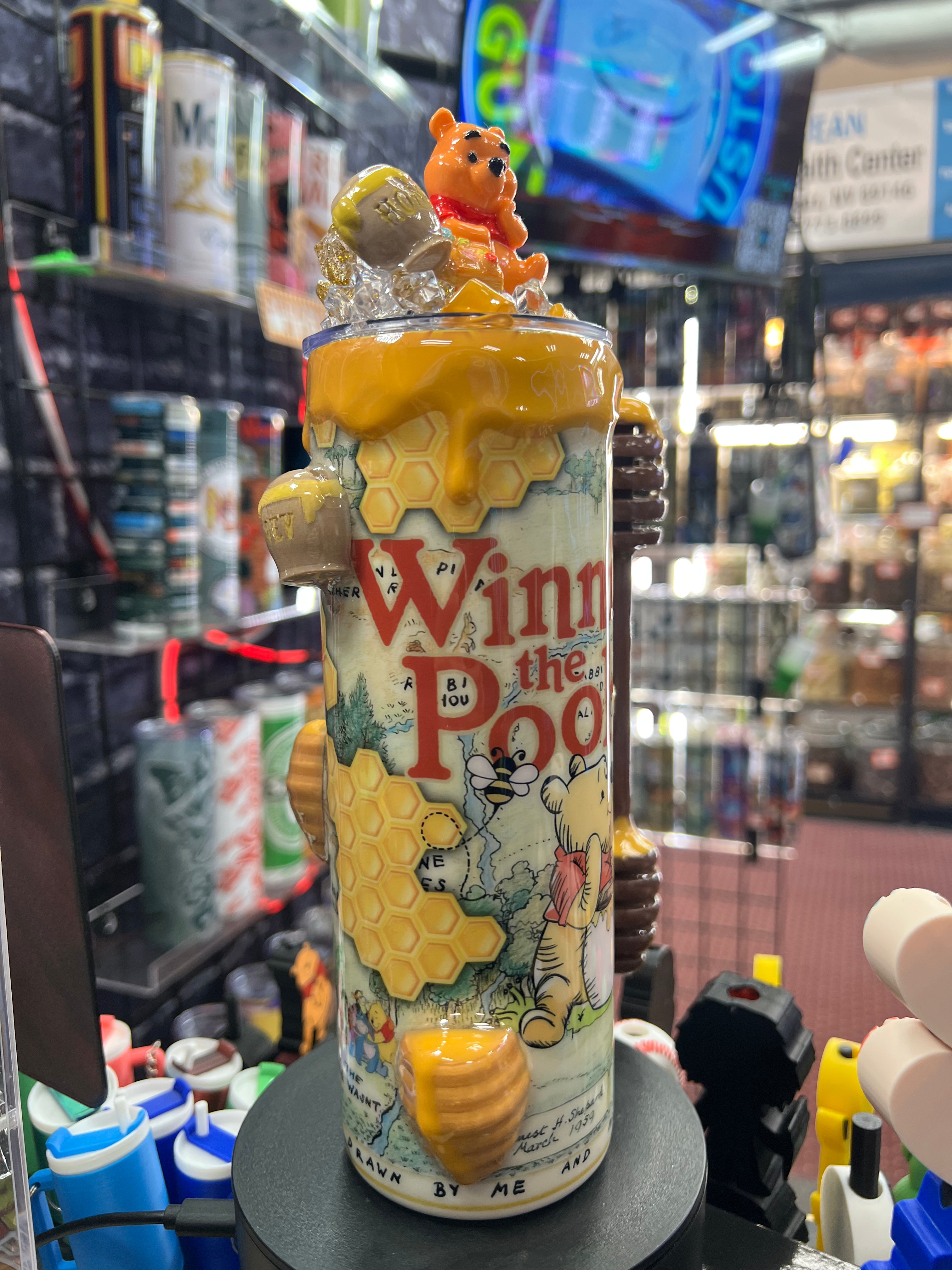 Winnie the Pooh 3d epoxy tumbler