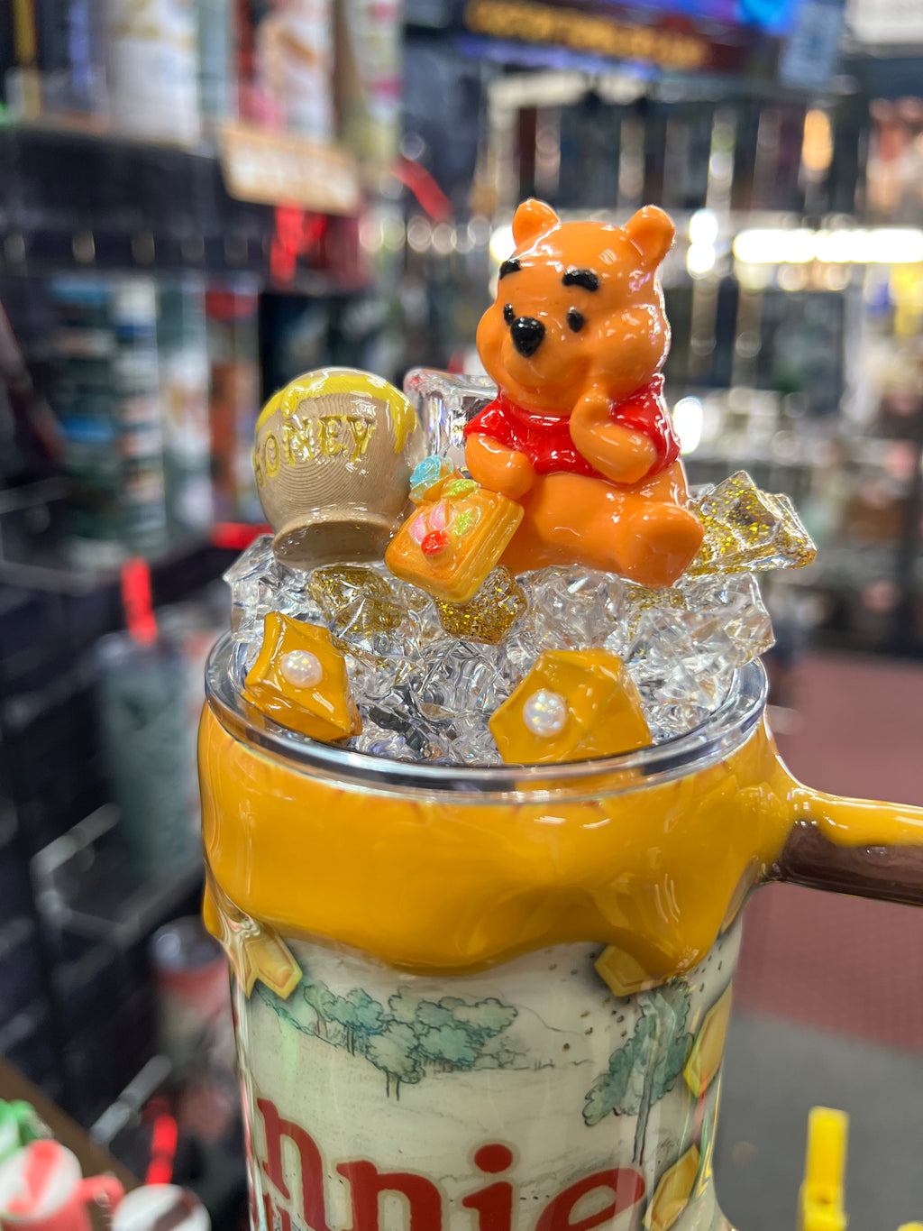 Winnie the Pooh 3d epoxy tumbler