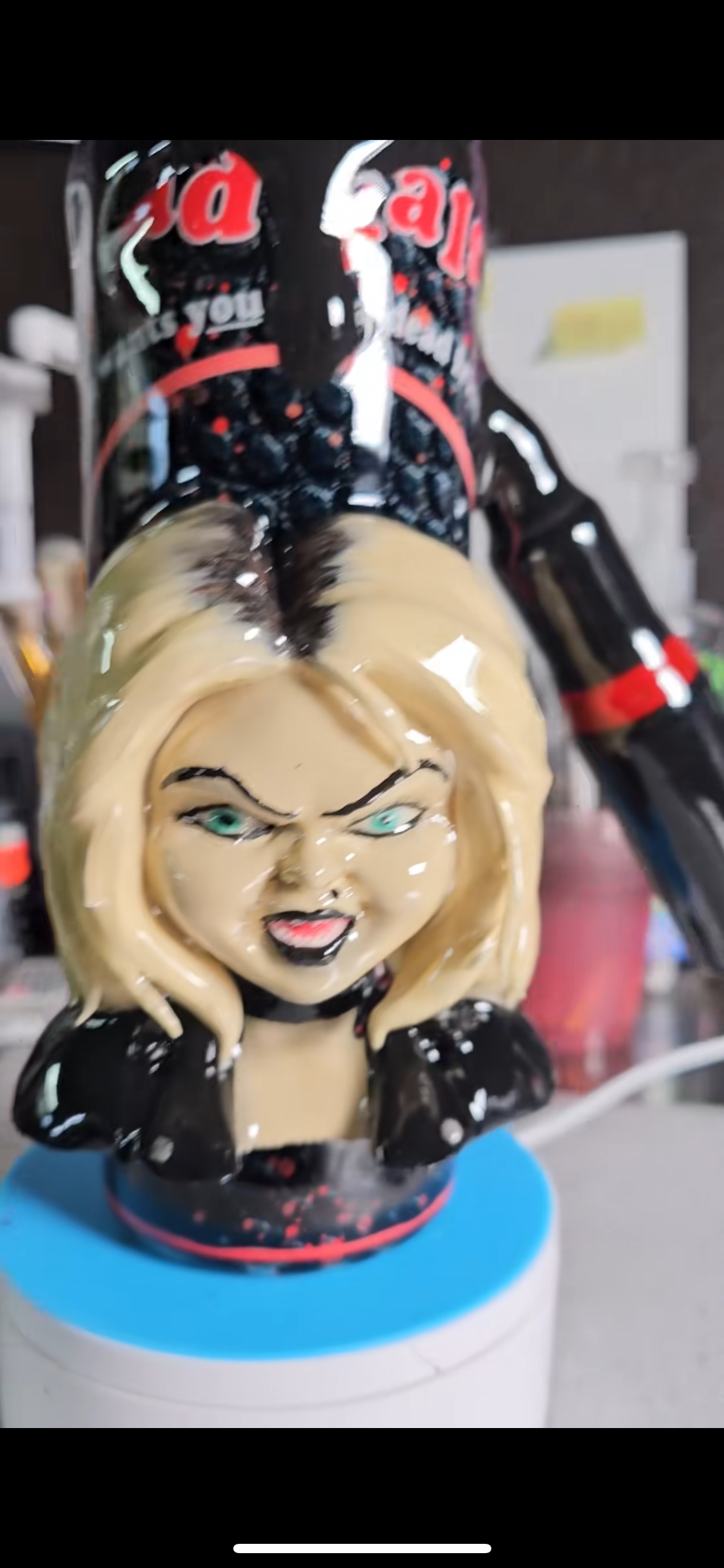 Bride of Chucky (Tiffany) 3d epoxy tumbler
