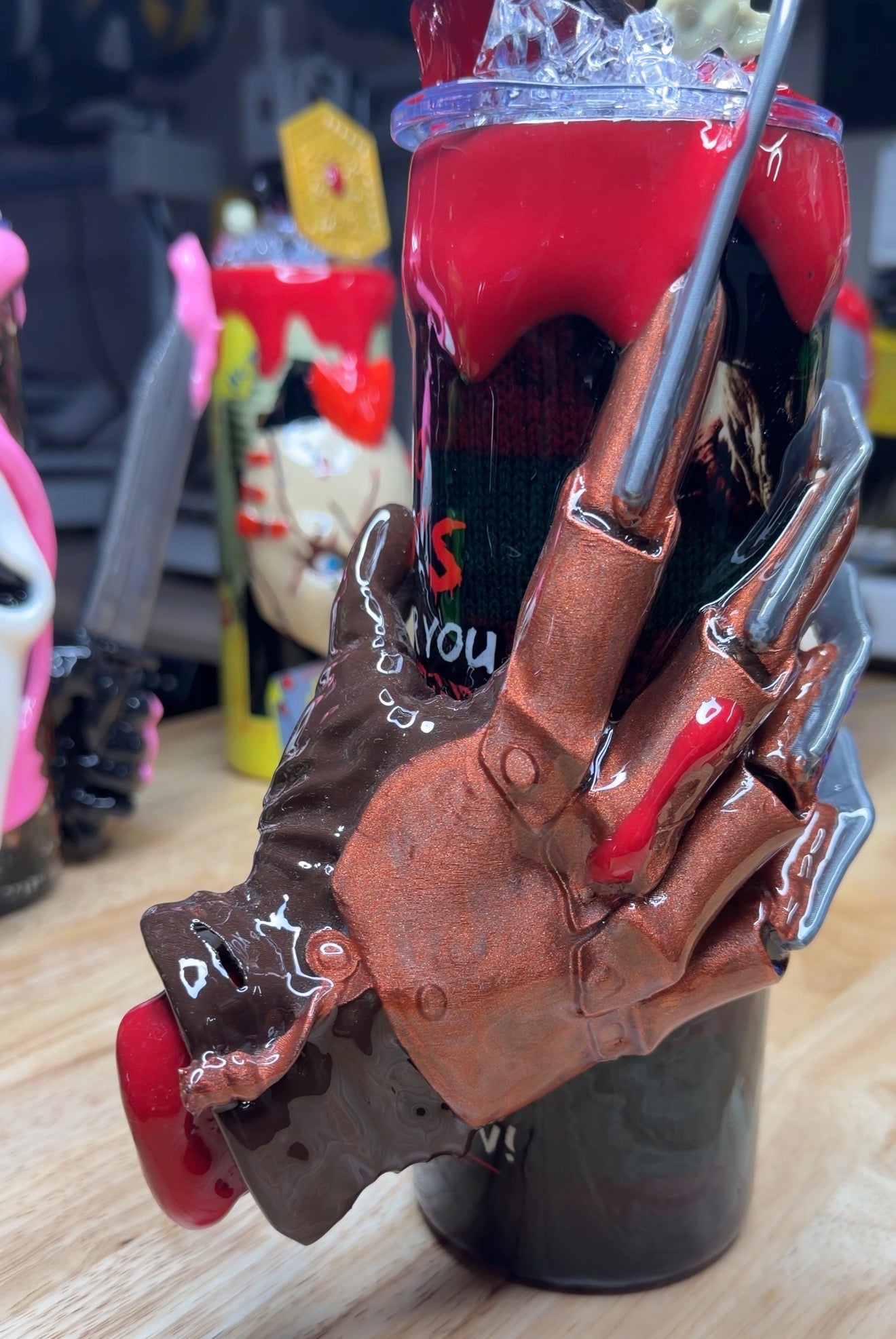 Freddy Krueger 3d Epoxy Tumbler