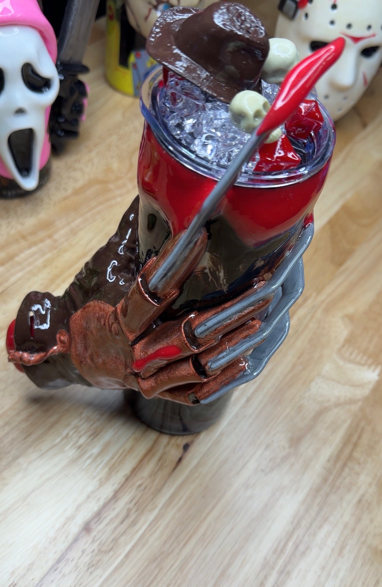 Freddy Krueger 3d Epoxy Tumbler