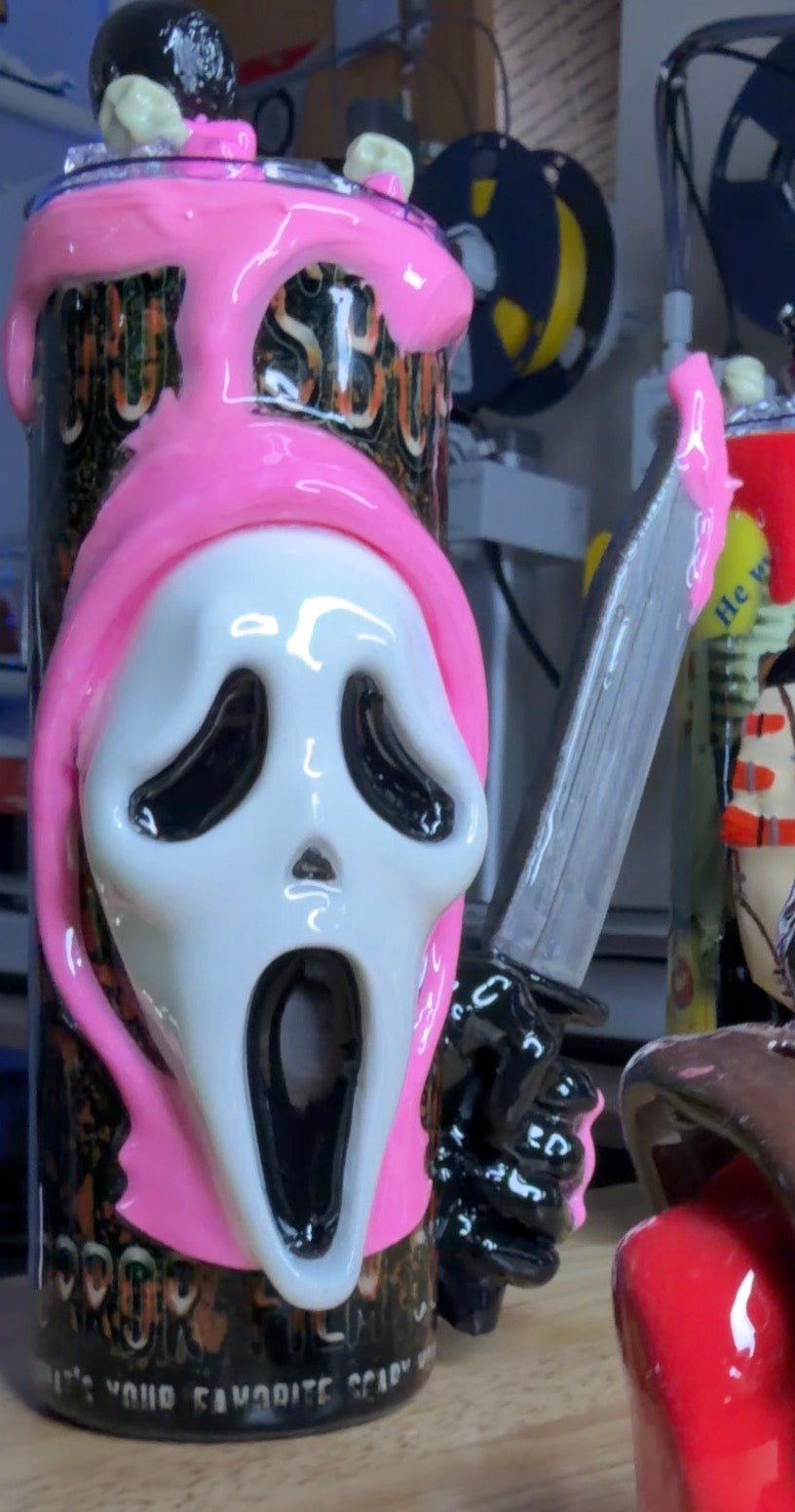 Ghostface 3D Tumbler