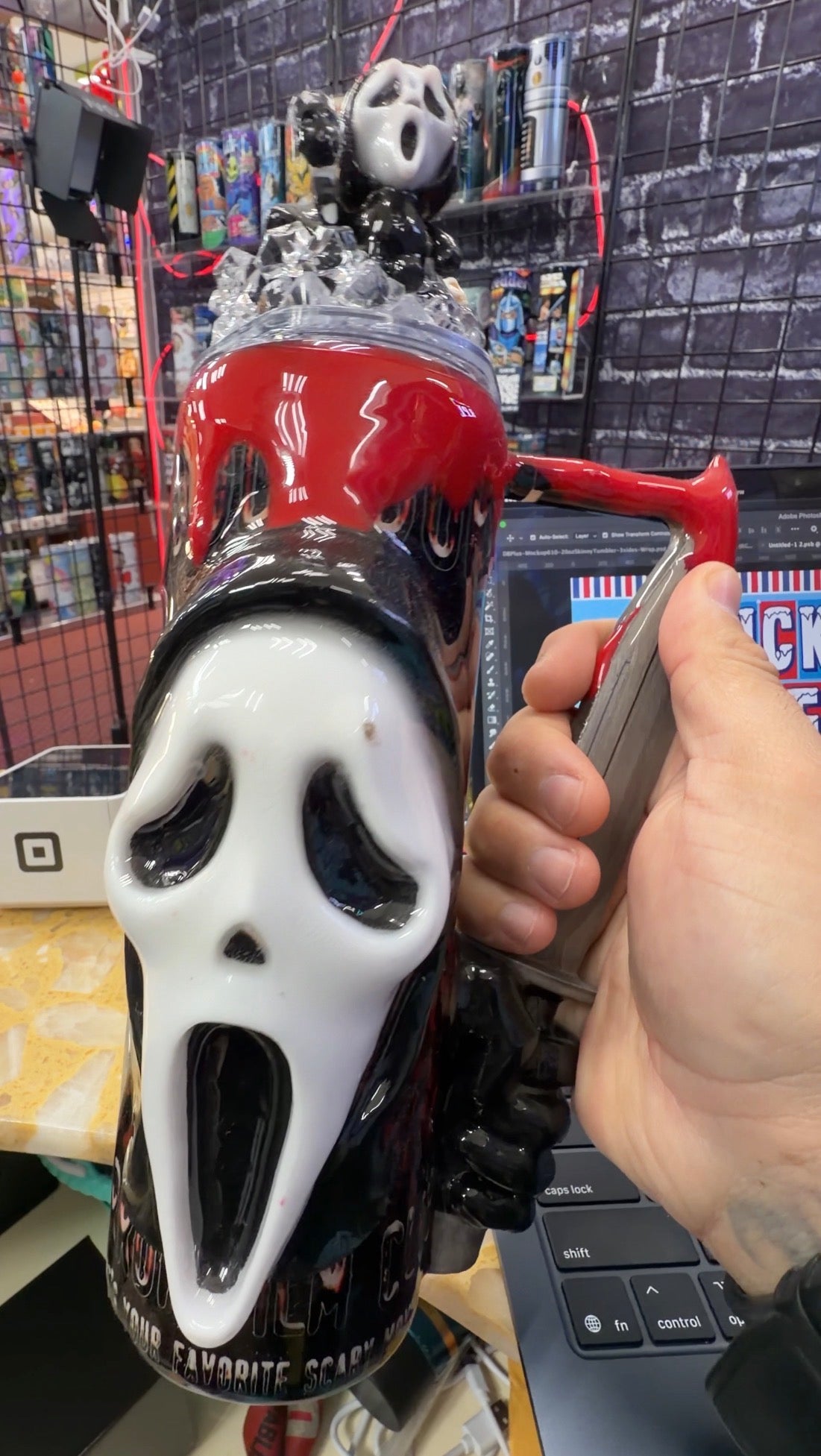 Ghostface 3D Tumbler