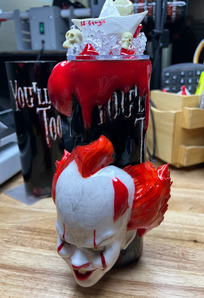 Pennywise 3D tumbler