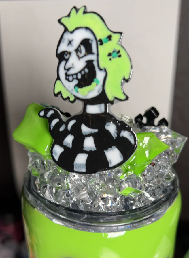 Beetlejuice 3D tumbler