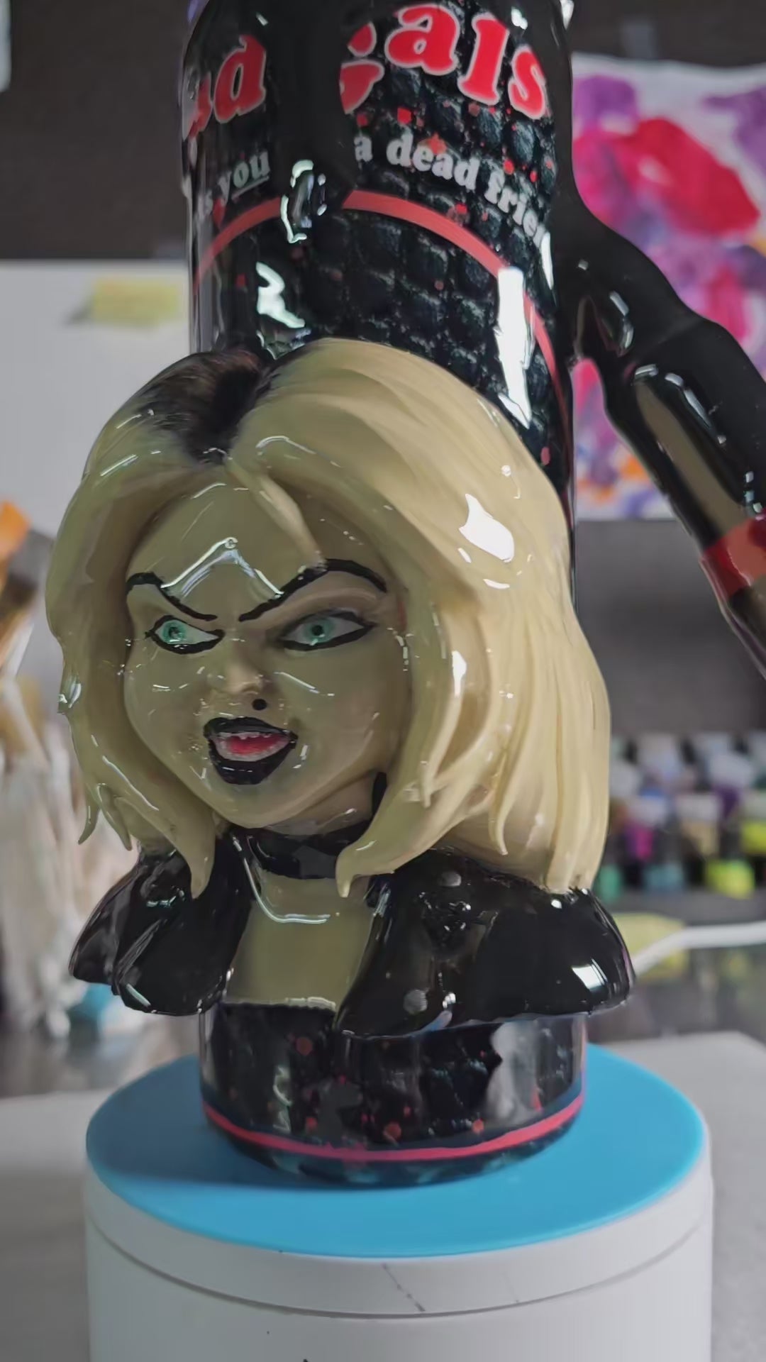 Bride of Chucky (Tiffany) 3d epoxy tumbler