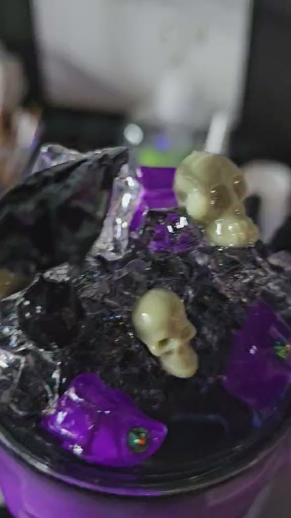 Maleficent 3d epoxy tumbler