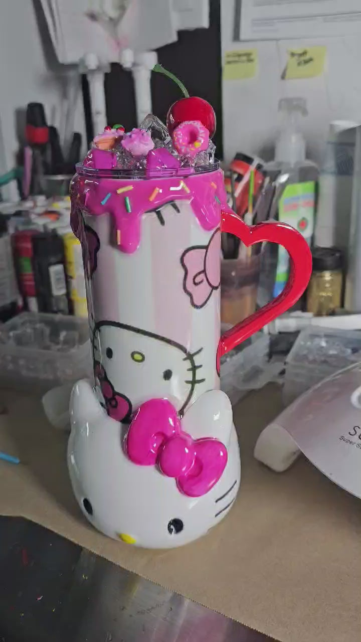 Hello Kitty 3d tumbler