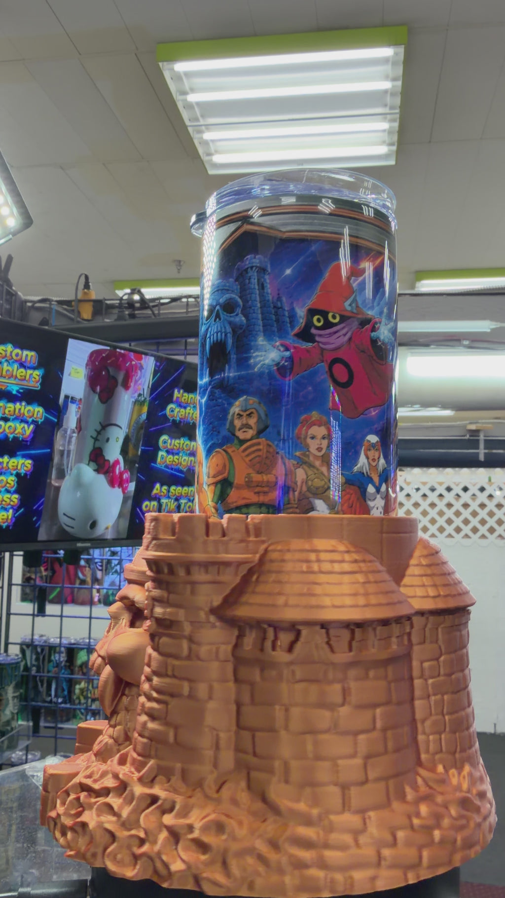 Masters of the Universe 3d epoxy tumbler